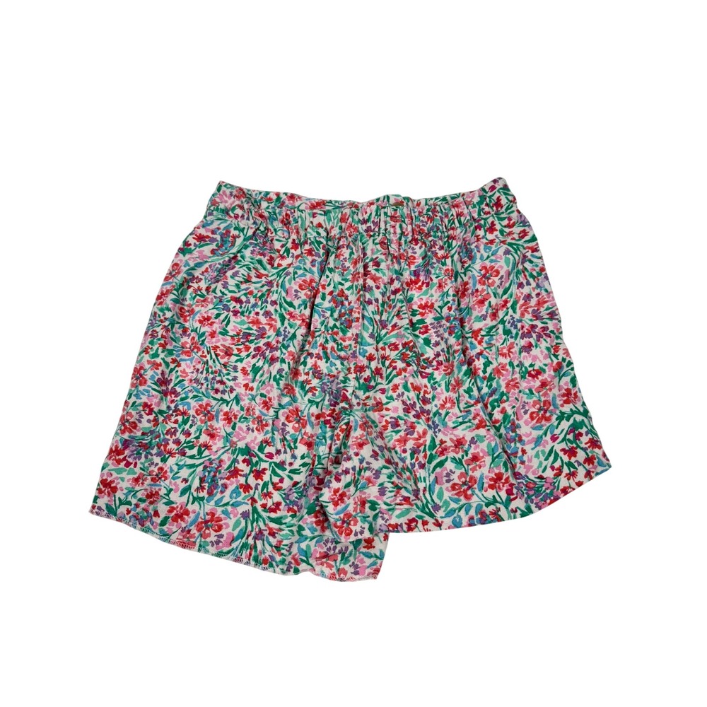 J.Crew Floral Linen Viscose Blend Shorts Size 8 Multi Color Re-Imagined CG689 - Picture 2 of 8